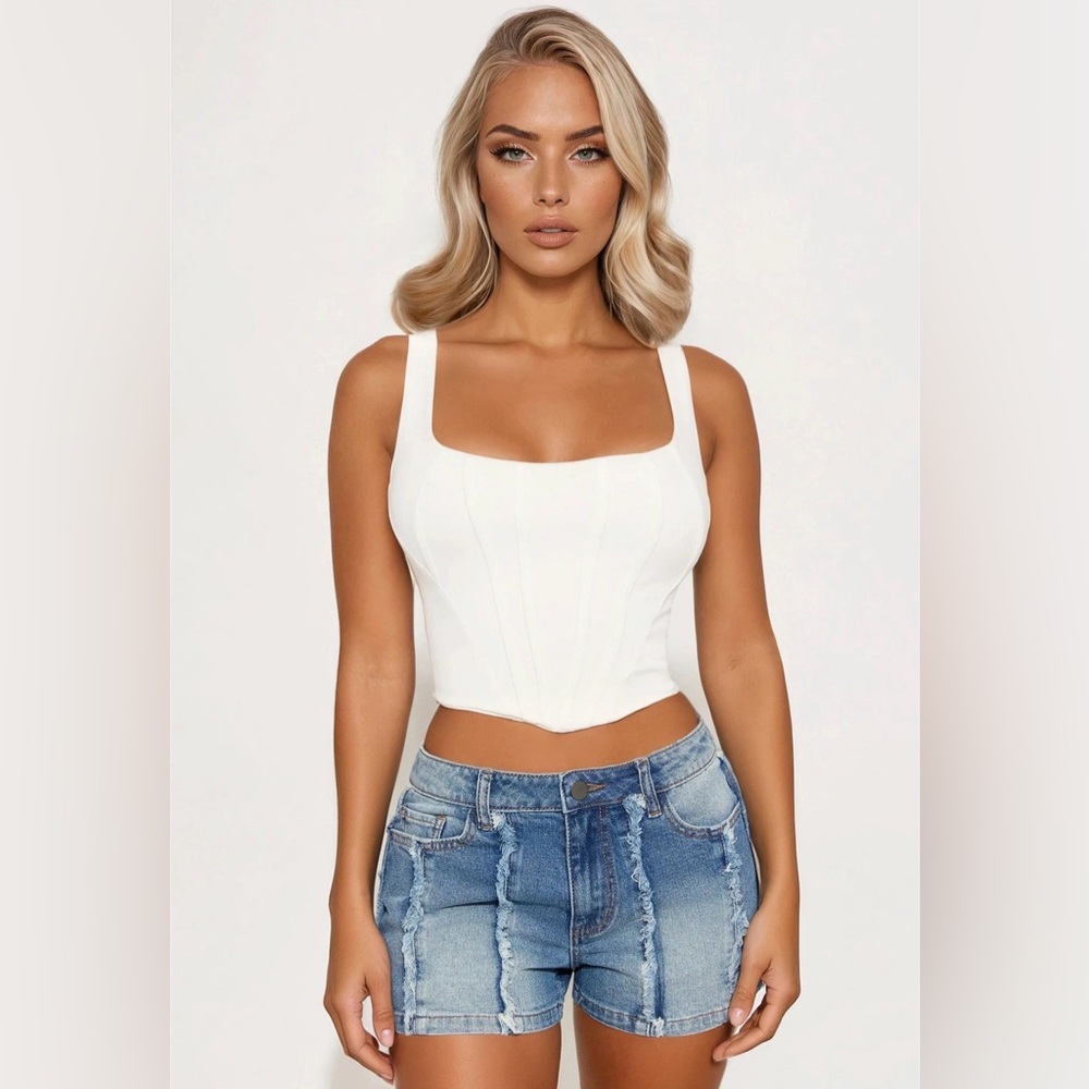 White Sleeveless Women's Top